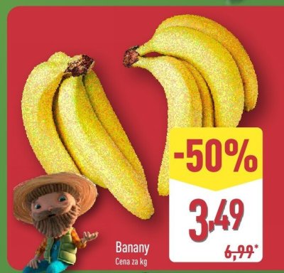 Banany suszone Alesto promocja w Aldi