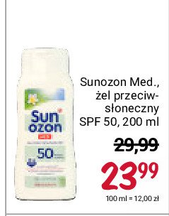 Mleczko sensitive do opalania spf 50 Sun ozon promocje