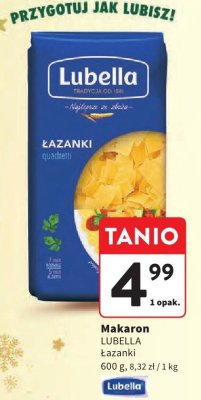 Makaron LUBELLA łazanki promocja w Intermarche
