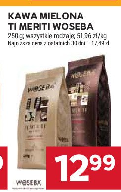 Kawa Woseba ti meriti un caffe gusto raffinato promocja w Stokrotka