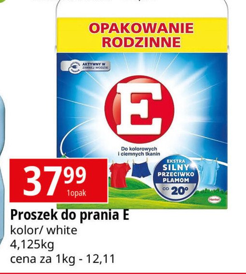 Proszek do prania białych i jasnych tkanin promocja