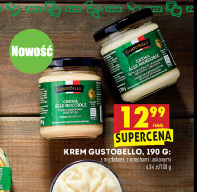 Krem z migda艂ami Gustobello promocja
