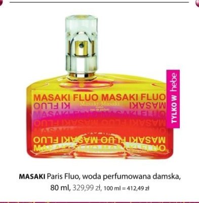 Woda perfumowana damska MASAKI Paris Fluo promocja w Hebe