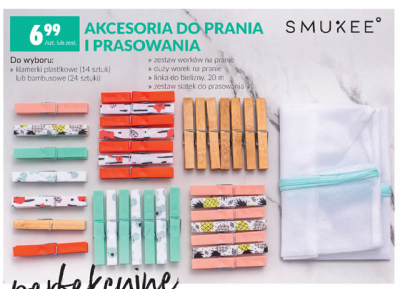 Klamerki bambusowe Smukee promocja