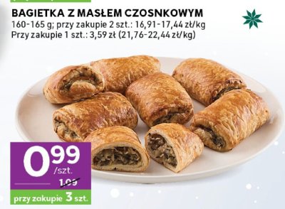 Bagietka z masłem czosnkowym promocja w Stokrotka