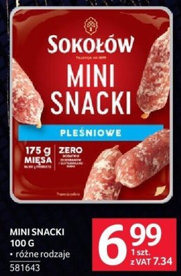 Mini snacki mięsne 175 g promocja w Selgros