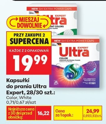 Kapsułki do prania Expert Color 28 szt. promocja w Biedronka