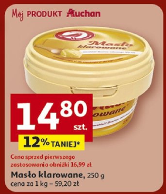 Masło klarowane promocja w Auchan