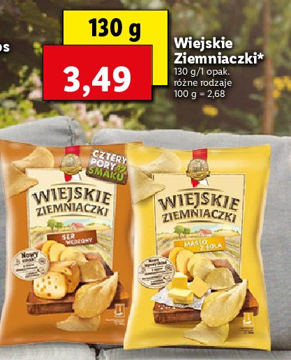 Chipsy w臋dzony ser Lorenz wiejskie ziemniaczki promocja