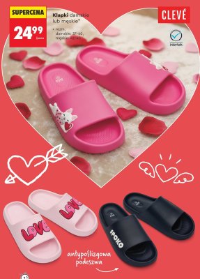 Klapki męskie CLEVÉ promocja w Biedronka