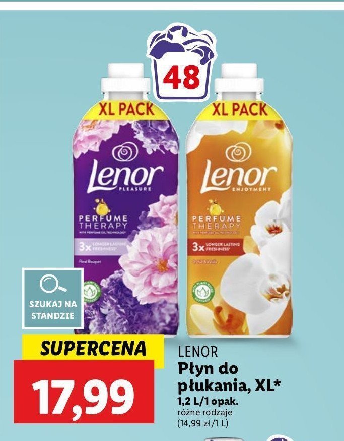 Płyn do płukania orchid & vanilla Lenor promocja