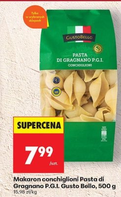 Makaron conchiglioni promocja w Biedronka