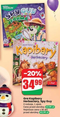 Gra Kapibary Herbaciary, Spy Guy promocja w Dino