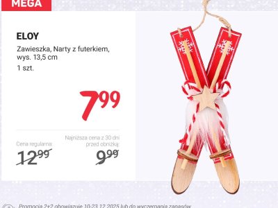 Zawieszka narty z futerkiem  promocja w Rossmann