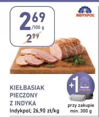 Kiełbasiak pieczony z indyka promocja w Stokrotka