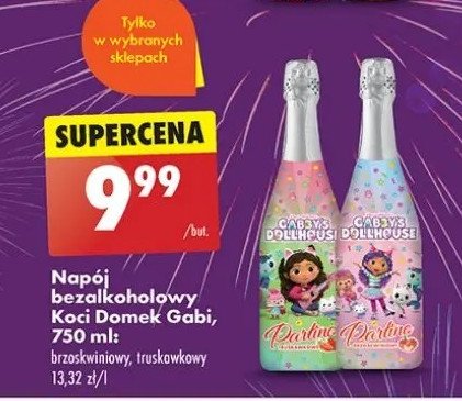 Napój koci domek gabi brzoskwiniowy promocja