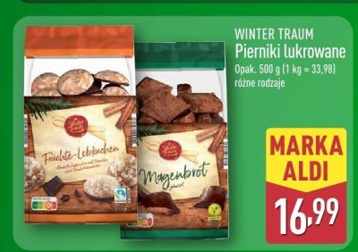 Pierniki lukrowane Winter Traum promocja w Aldi