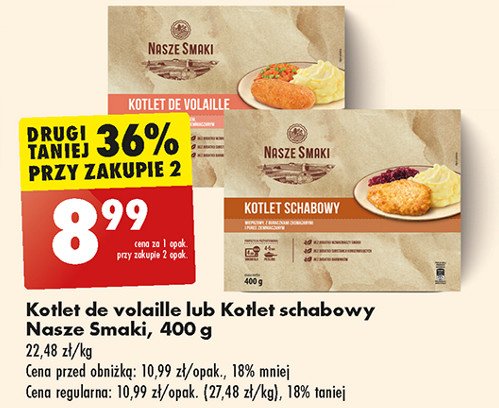 Kotlet schabowy z ziemniakami i buraczkami Nasze smaki promocja