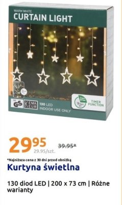 Kurtyna świetlna promocja w Action