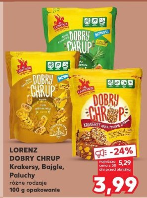 Krakersy Dobry Chrup różne rodzaje promocja w Kaufland