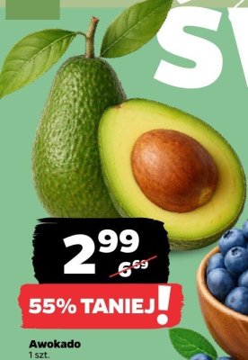 Awokado 1 szt. promocja w Netto
