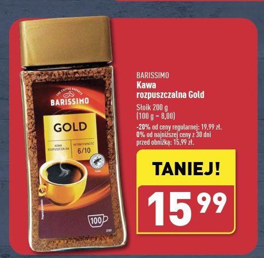 Kawa Barissimo gold promocja