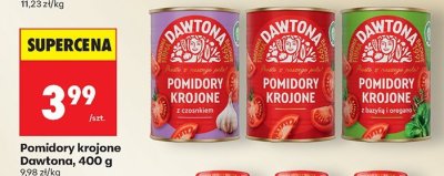 Pomidory krojone Dawtona, 400g promocja w Biedronka