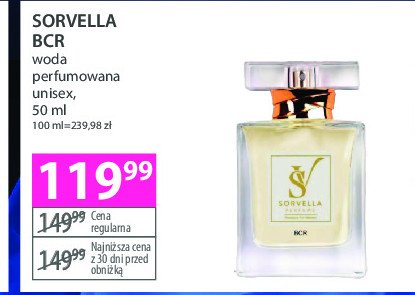 Woda perfumowana Sorvella bcr promocja