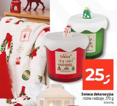 Świeca dekoracyjna różne rodzaje, 270 g promocja w Dealz