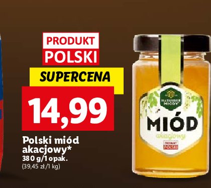 Mi贸d akacjowy Mazurskie miody promocja