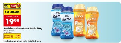 Perełki zapachowe Lenor Beads, 270 g różne rodzaje promocja w Biedronka