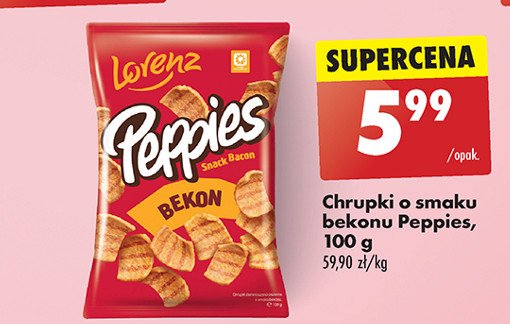 Chrupki bekonowe Lorenz Peppies promocja