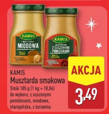 Musztarda smakowa z suszonymi pomidorami promocja w Aldi