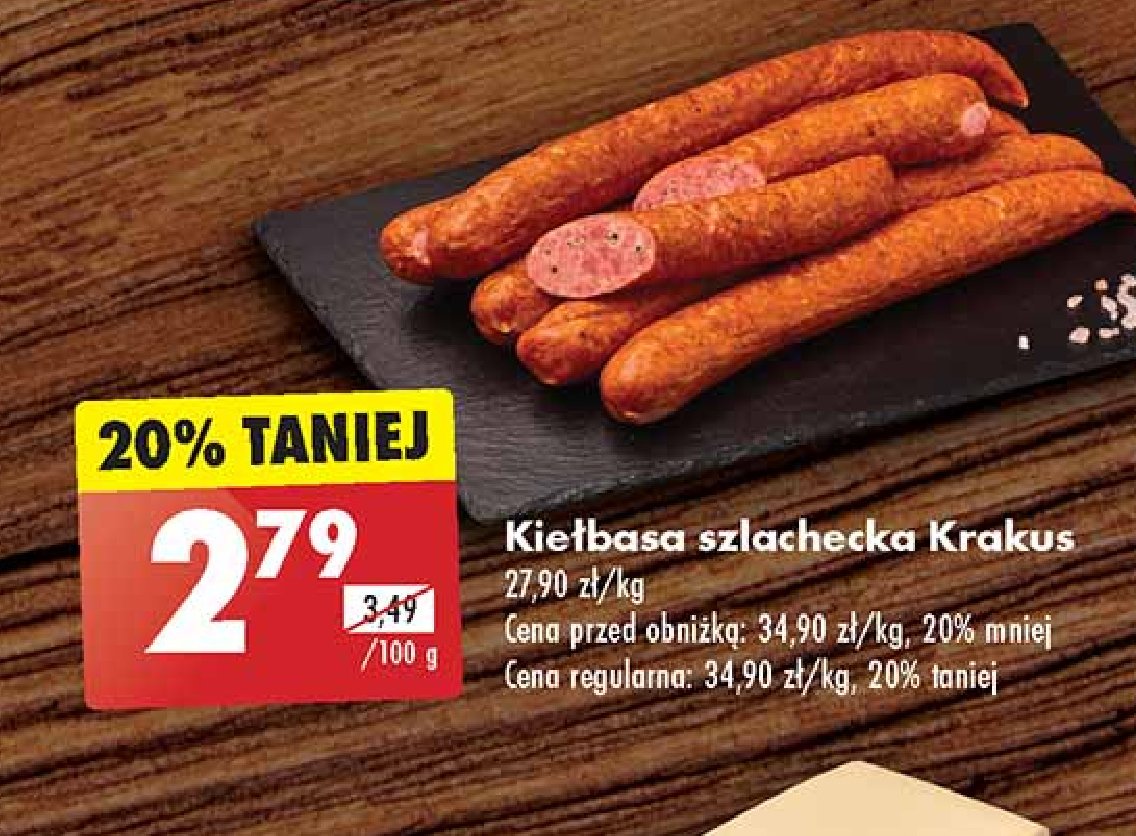 Kiełbasa szlachecka Krakus animex promocja