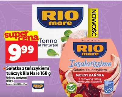 Sałatka z tuńczykiem Rio Mare 160 g promocja w TOPAZ