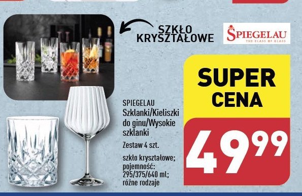 Szklanki wysokie Spiegelau promocja