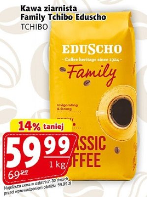 Kawa ziarnista Family Tchibo Eduscho promocja w Prim Market