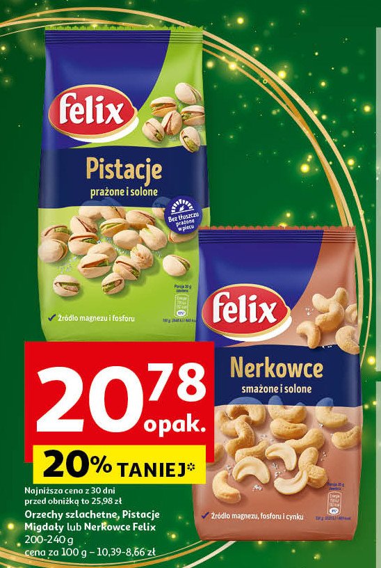 Migdały z pieca solone Felix promocja