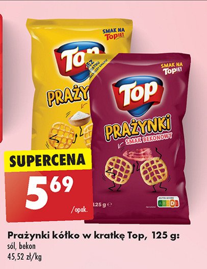 Prażynki bekon Top chips Top (biedronka) promocja