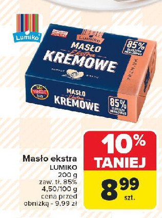 Masło ekstra kremowe Lumiko promocja