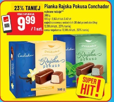 Pianka Rajska Pokusa Conchador promocja w POLOmarket