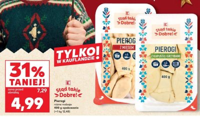 Pierogi różne rodzaje promocja w Kaufland