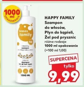 Szampon naturalny do każdego rodzaju włosów 4organic happy family promocja