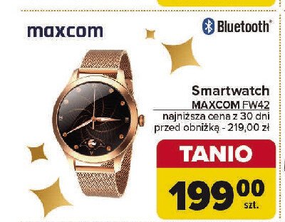 Smartwatch fw42 Maxcom promocja w Carrefour