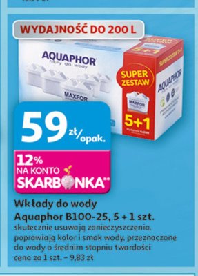 Wkład b100-25 maxfor Aquaphor promocja