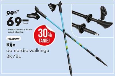 Kije do nordic walkingu BK/BL  promocja w Biedronka