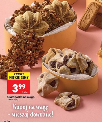 Ciasteczka na wagę promocja w Biedronka