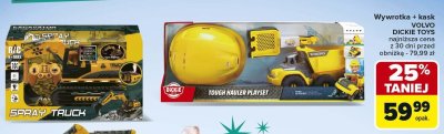 Wywrotka + kask VOLVO DICKIE TOYS promocja w Carrefour