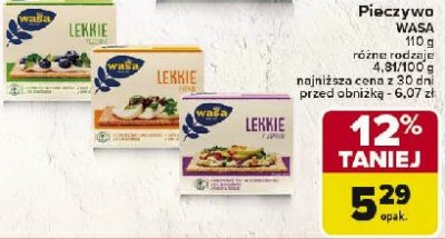 Pieczywo lekkie pszenne Wasa promocja
