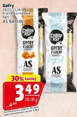 Gofry Chrup Chrup kruche karmelowe, light promocja w Prim Market